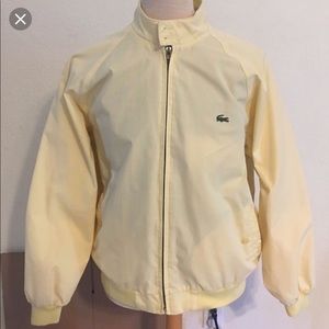 Yellow Lacoste Bomber